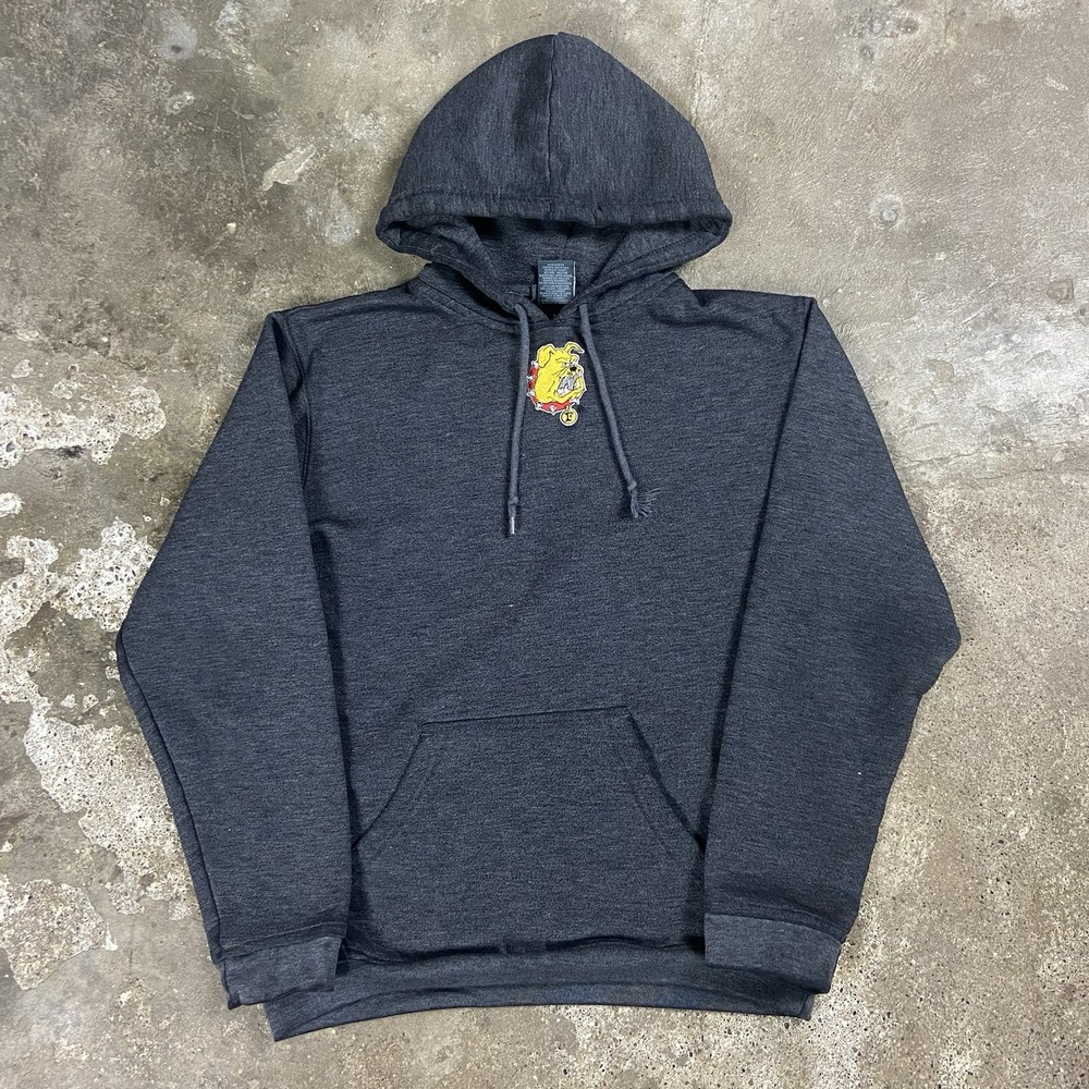 Pro Edge Ferris State University Sweatshirt Size Small Dark Gray Pullover Hoodie